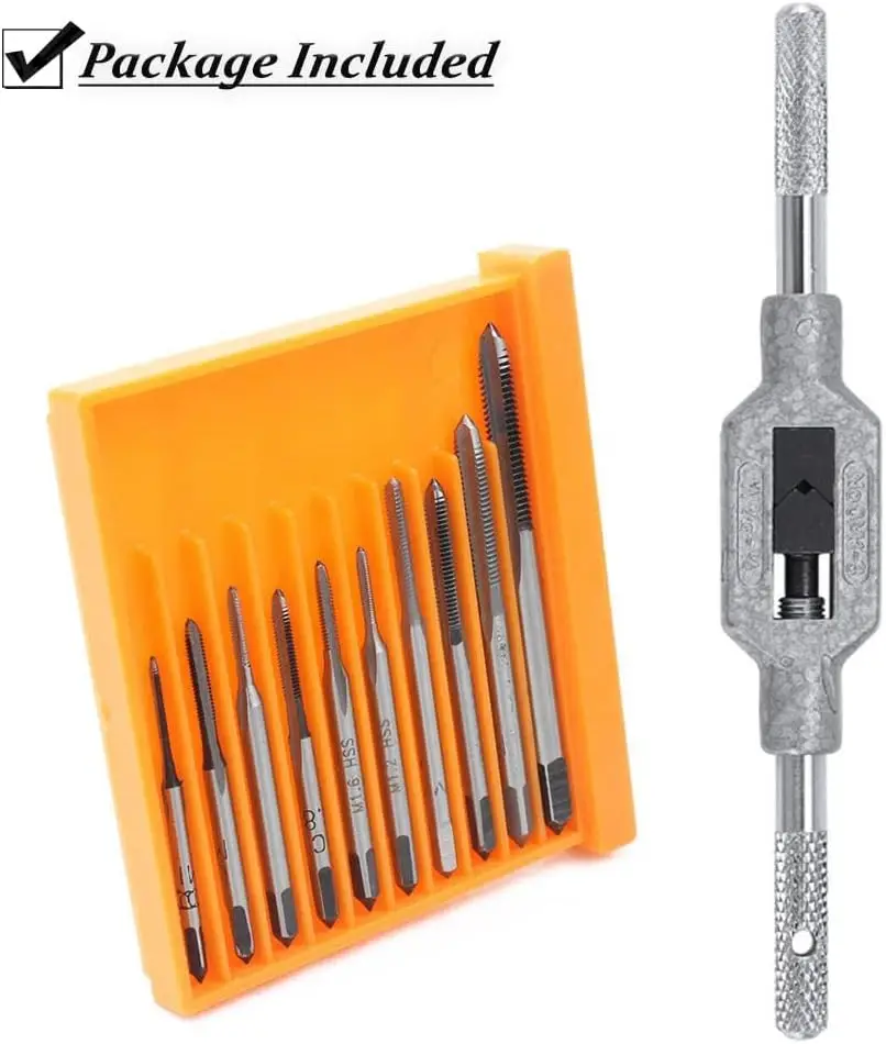 

Микро-метчики HSS M1-M3.5, набор из 11 штук