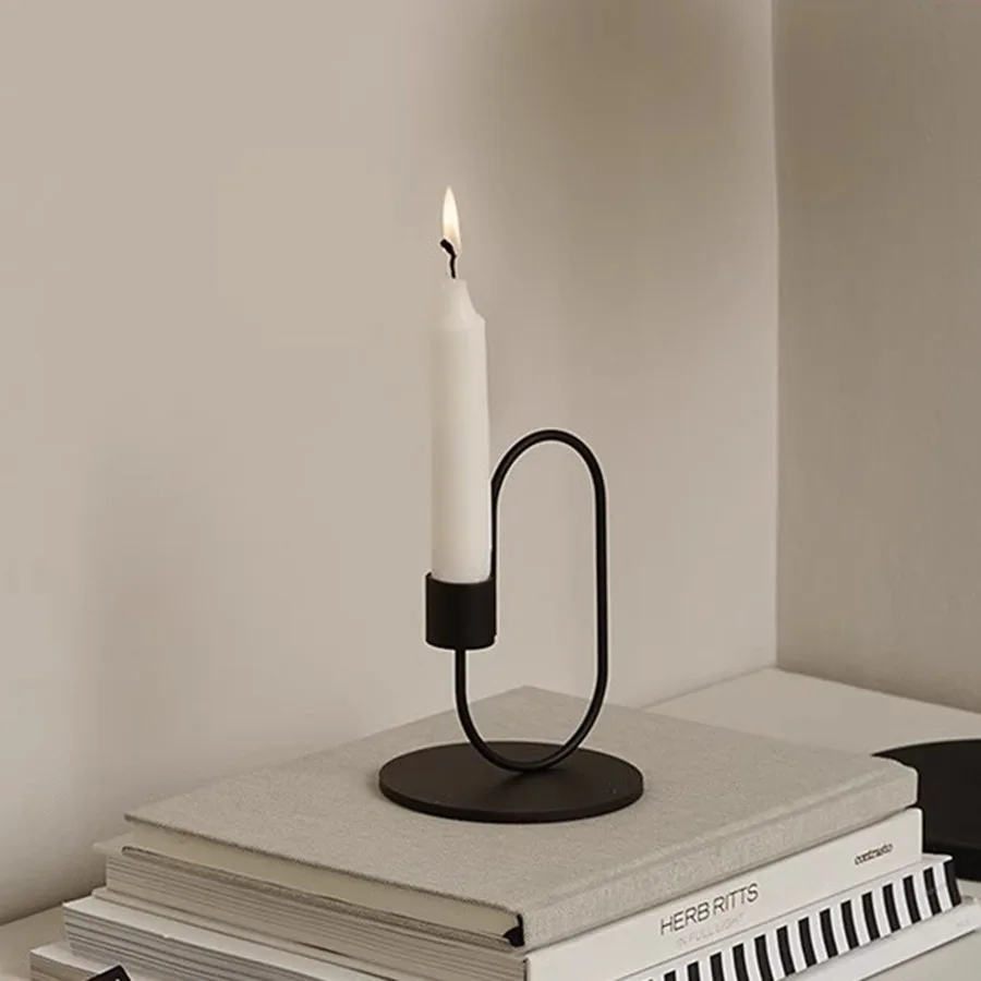 Наружный держатель свечи уникальный металлический подсвечник для дня рождения