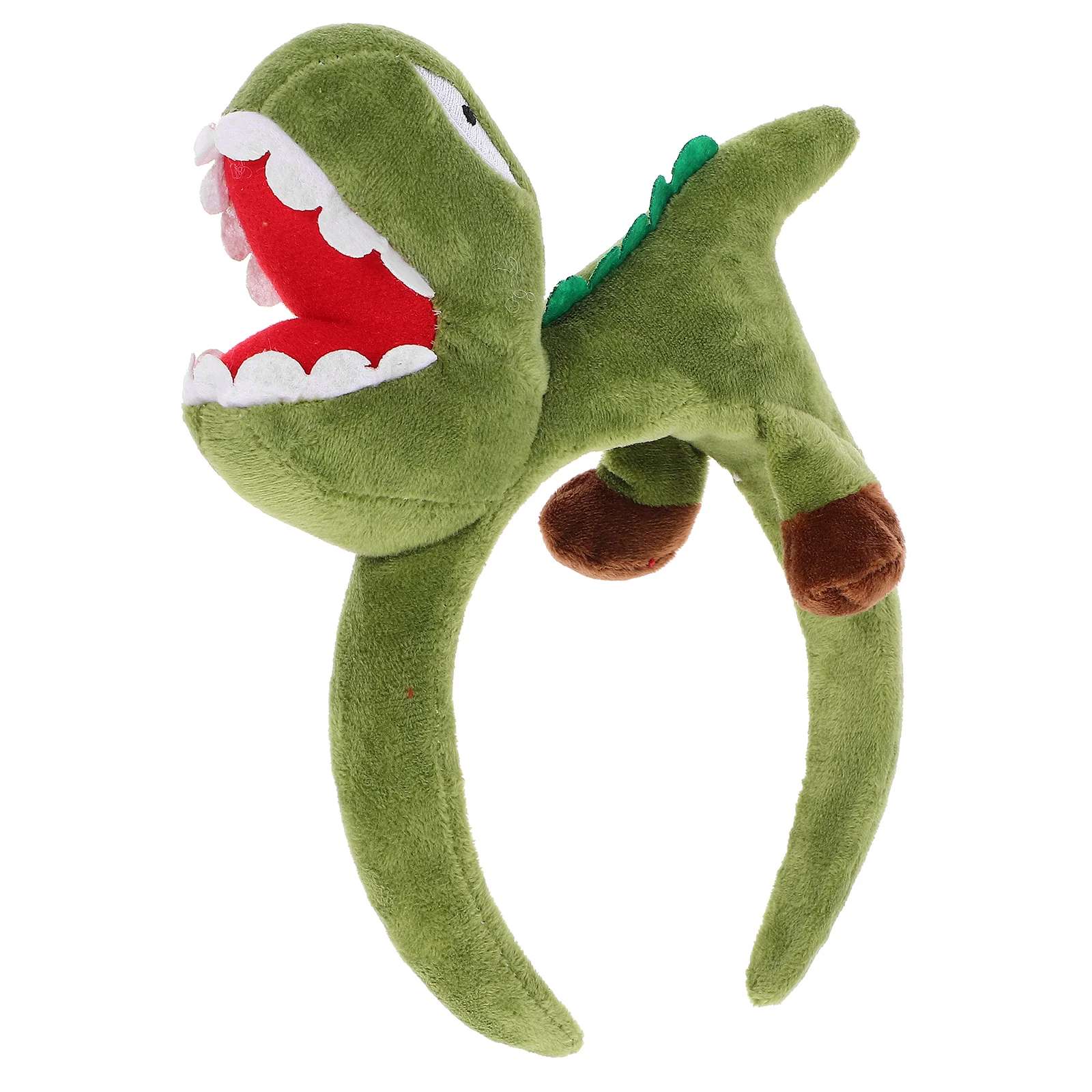 Детская пластиковая повязка на голову в форме динозавра