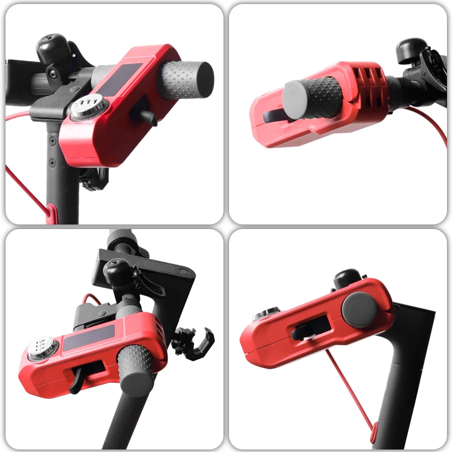 

Electric Scooter Grip Lock Throttle Handlebar Anti-theft Lock For Xiaomi M365 Pro 1s Durable Brake Lever Safety Scooter Lock