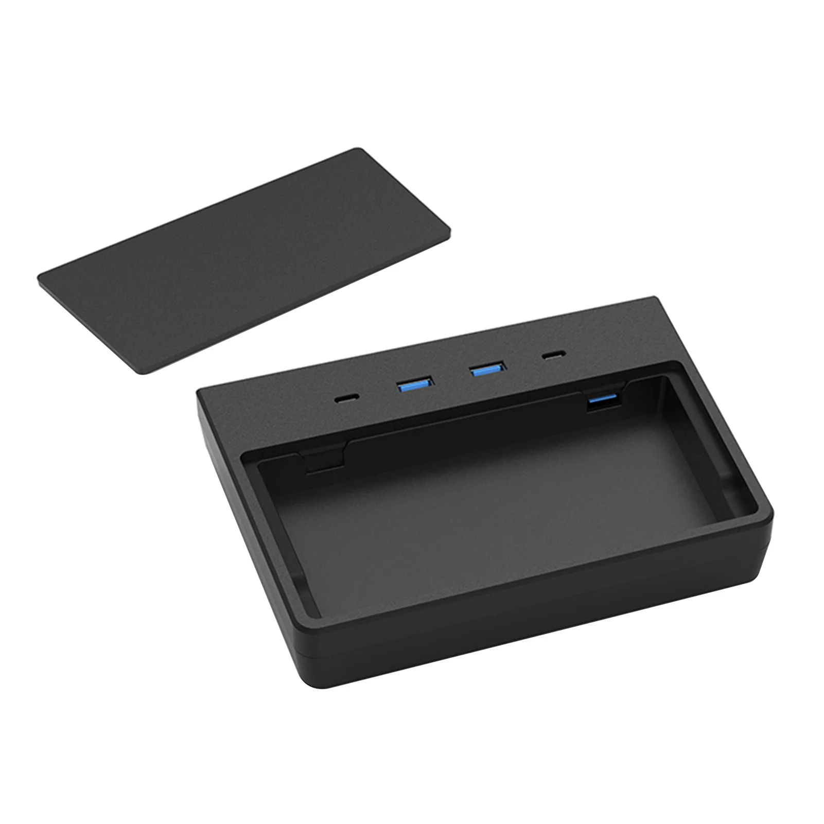 

Charging Dashcam Splitter Expansion Dock Accessories Car Organizer Center Console USB Hub High Security For Tesla Model 3 Y