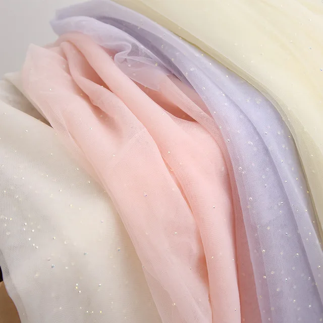 0 5 ярдов сетчатая кружевная ткань из тюля с бриллиантами свадебное платье