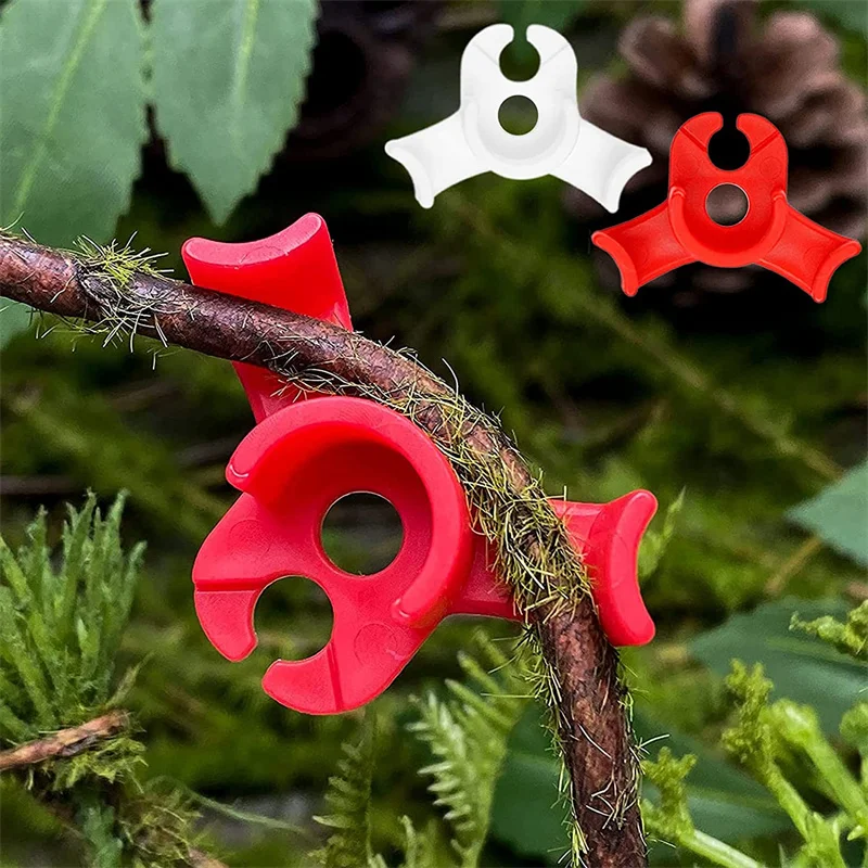 Гибкие зажимы для растений дрессировочные Клипсы из ПВХ с низким уровнем