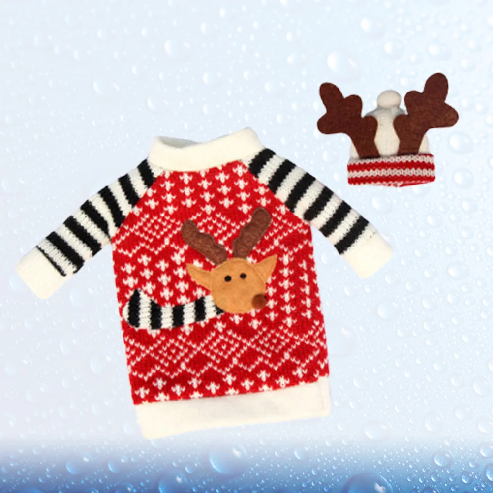 

Bottle Cover Decorative Cover Bottle Cover Christmas Bottle Cover Bottle Plug Cover for Hotel Festive