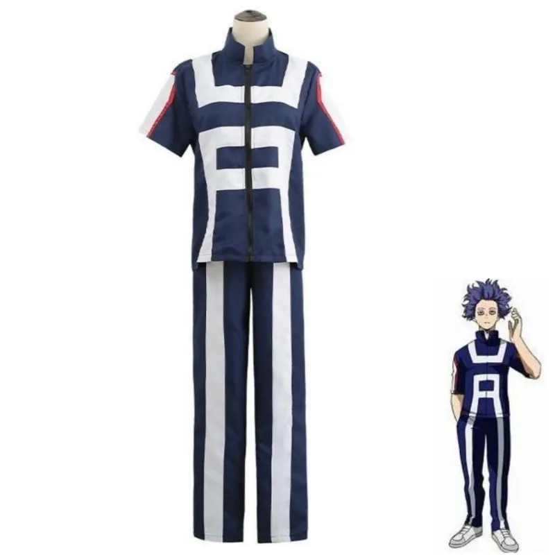 

Аниме Моя геройская Академия ластик голова Bakugou Katsuki Midoriya Izuku косплей костюм синий костюм гимнастики мужской женский кампус униформа
