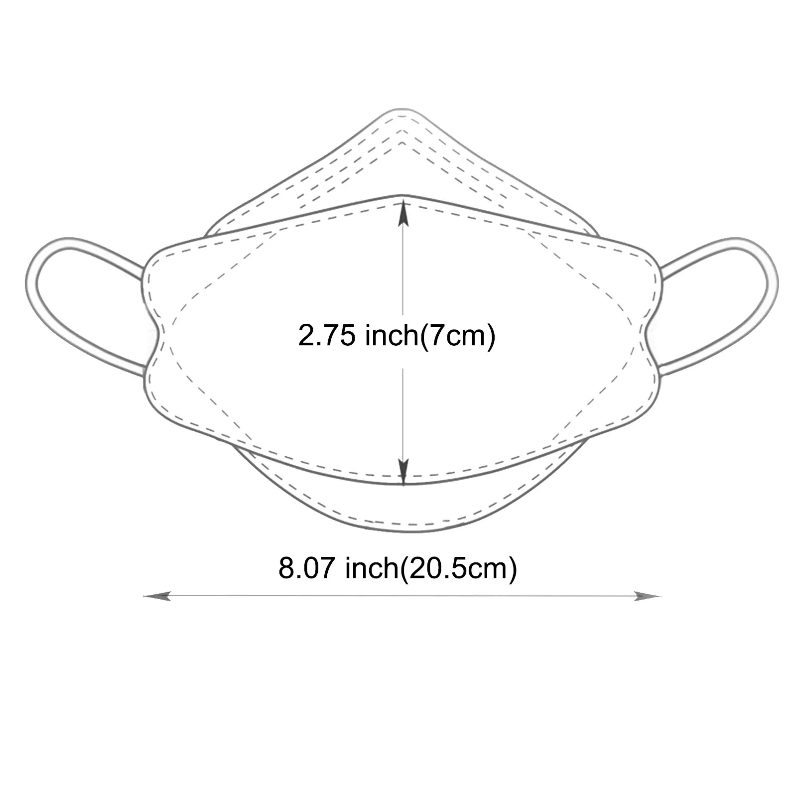 10 шт./упаковка одноразовые защитные 3d-маски для лица