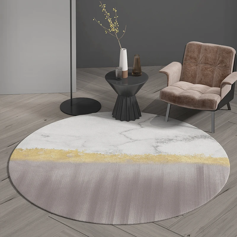 Современный минималистичный круглый ковер в скандинавском стиле подвесная