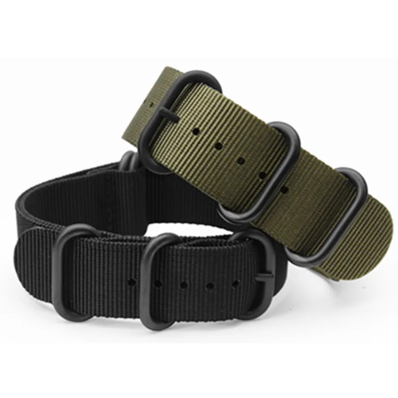 

For Suunto Core Nylon Diver Watch Strap Band Kit W Lugs 5-Ring PDV Clasp 20 22 24mm Zulu + Tools