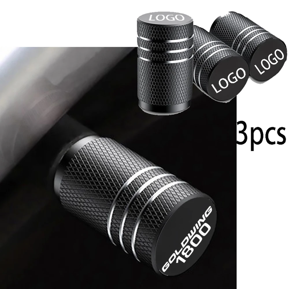 

For HONDA Gold Wing 1800 GL1800 GL 1800 2001-2020 Motorcycle Tire Valve Air Port Stem Cover Cap Plug CNC Aluminum accessories