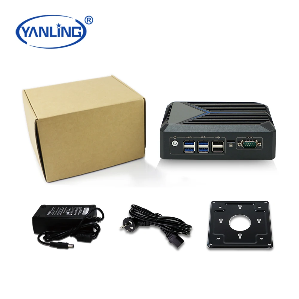 Профессиональный тонкий клиент Cele-ron 12th J6412 промышленный ПК безвентиляторный Linux