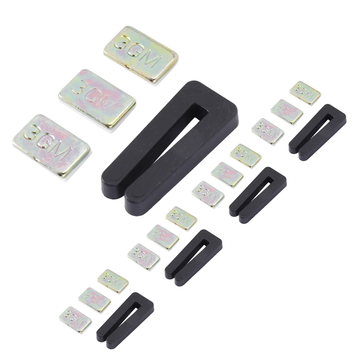 20 шт. блесток потолочного вентилятора включая 5 эластичных зажимов для