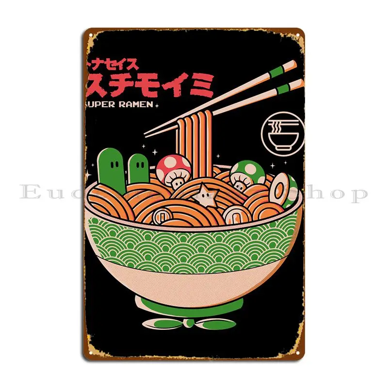 

Супер рамен Металлический Знак Дизайн Таблички персонаж декор стен декор оловянный знак плакат