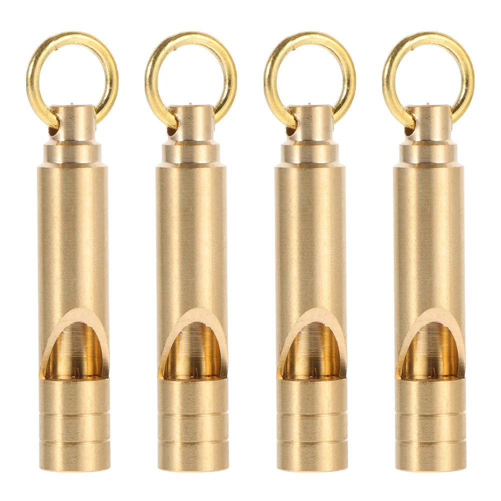 

Whistle Whistles Keychain Brass Dog Survival Emergency Camping Pendant Training Referee Maker Hiking Noise Kids Key Blower Toy