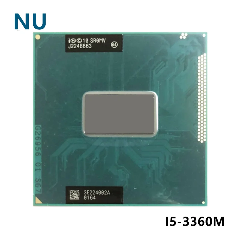 

Процессор Intel Core i5-3360M i5 3360M SR0MV, 2,8 ГГц, двухъядерный, четырехпоточный, 3 МБ, 35 Вт, разъем G2 / rPGA988B