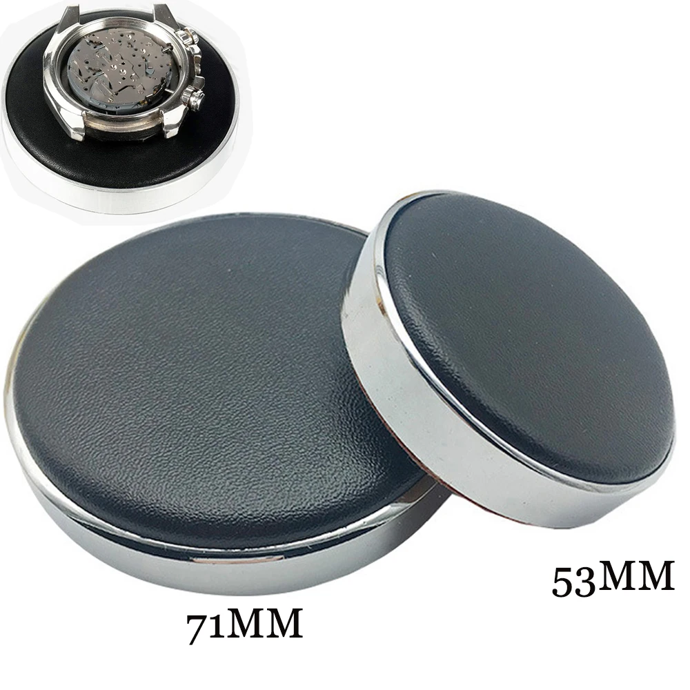 

1PCS 53/71MM Watch Movement Casing Cushion Leather Protective Pad Holder for Watch Part Glass Repair Battery Change Tools