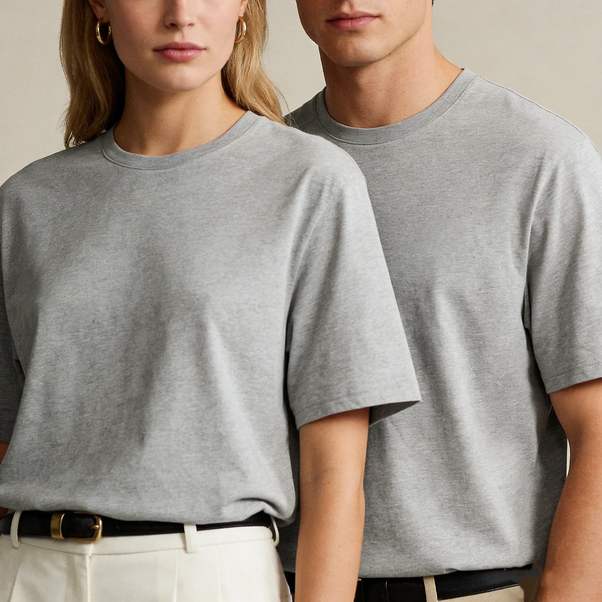 Фото Женская одежда Polo, мужские футболки, топы для женщин, вышитые футболки с круглым вырезом, универсальные повседневные рубашки в стиле кэжуал для пар. №1