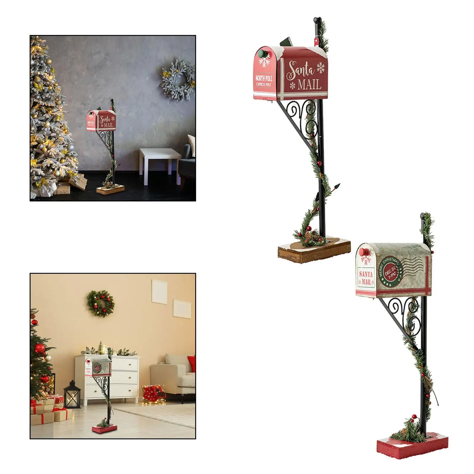 Рождественский почтовый ящик Санта-Клауса удобный уникальный креативный