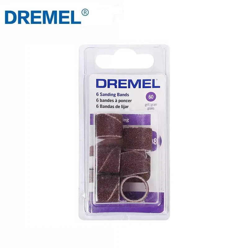 

Dremel Sanding Drums Kit Band Mandrels 60/120 Grit Fit for Nail Drill Rotary Abrasive Tools Shaping Smoothing Wood Fiberglass