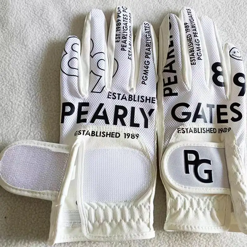 Golf gloves women lady cute show fingernail both hands