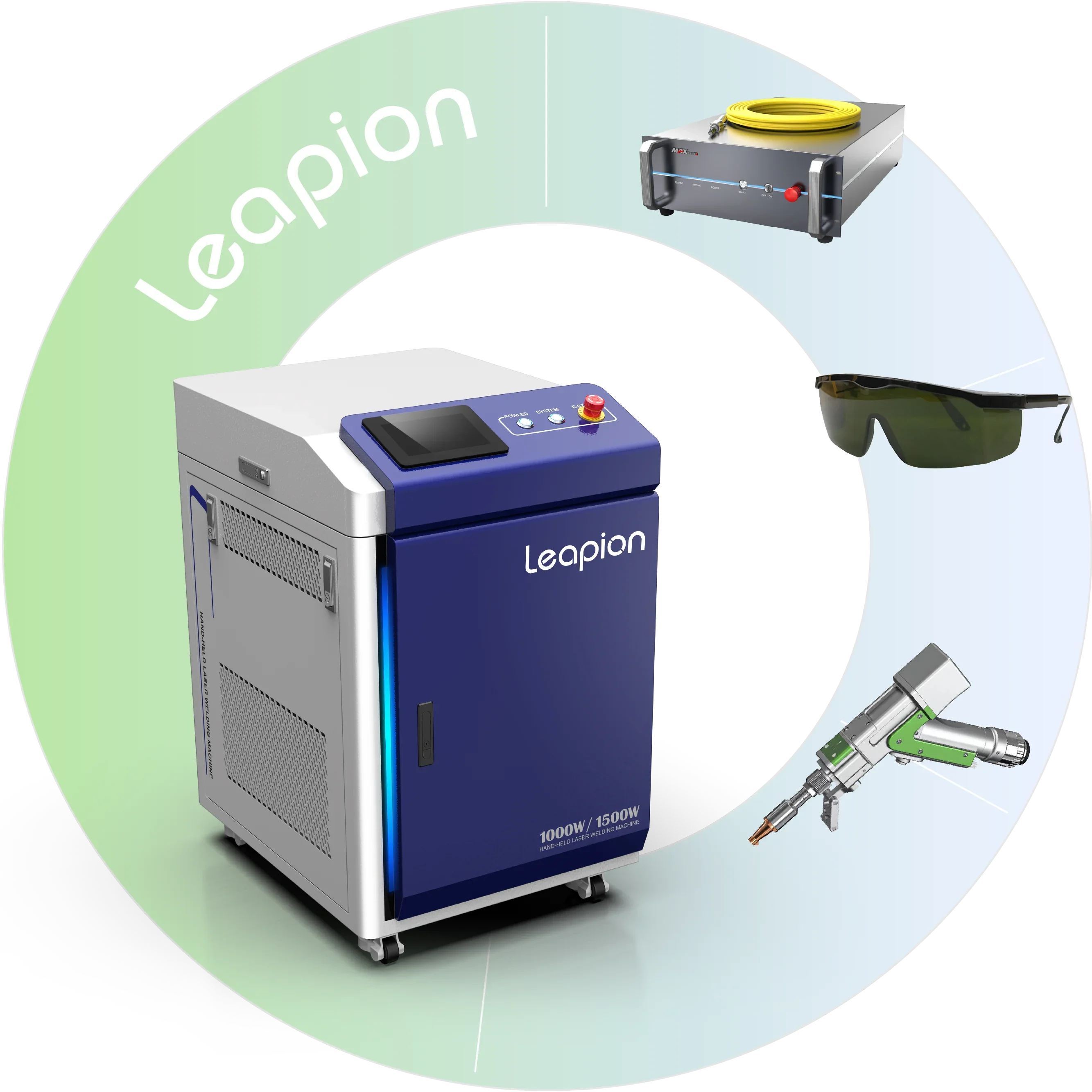 Ручной лазерный сварочный аппарат Leapion 1000 Вт 2000 машины для лазерной сварки и Cleanimg