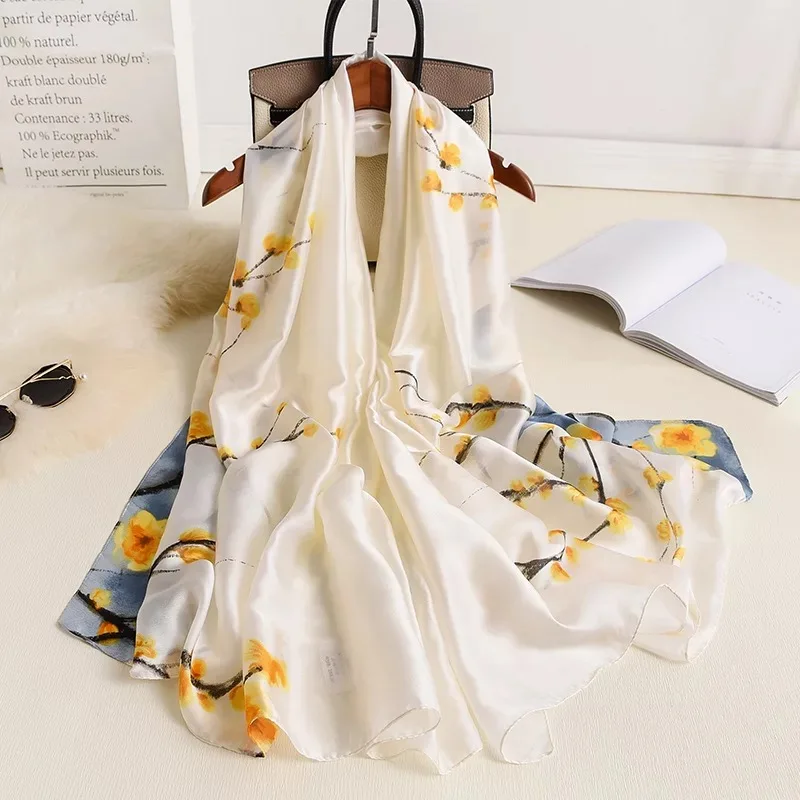 

2022 New design brand women scarf fashion print cotton spring winter warm scarves hijabs lady pashmina foulard bandana plaid