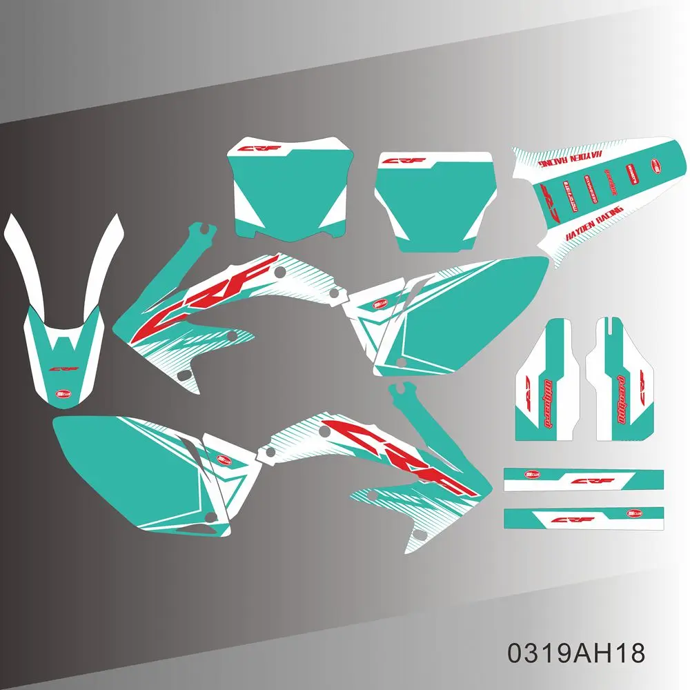 Для Honda CRF 450R CRF450R 450 2005 2006 2007 2008 графические наклейки для мотоцикла фон