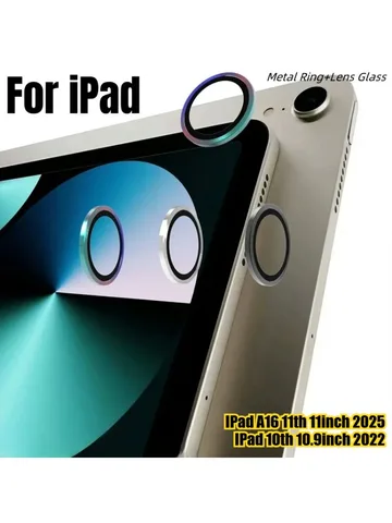 Защитная Пленка 9H HD Для Камеры iPad, Металлическое Кольцо Для Объектива, Для 11-го, 10-го Поколений, 10.9 Дюймов, Mini 7, 6