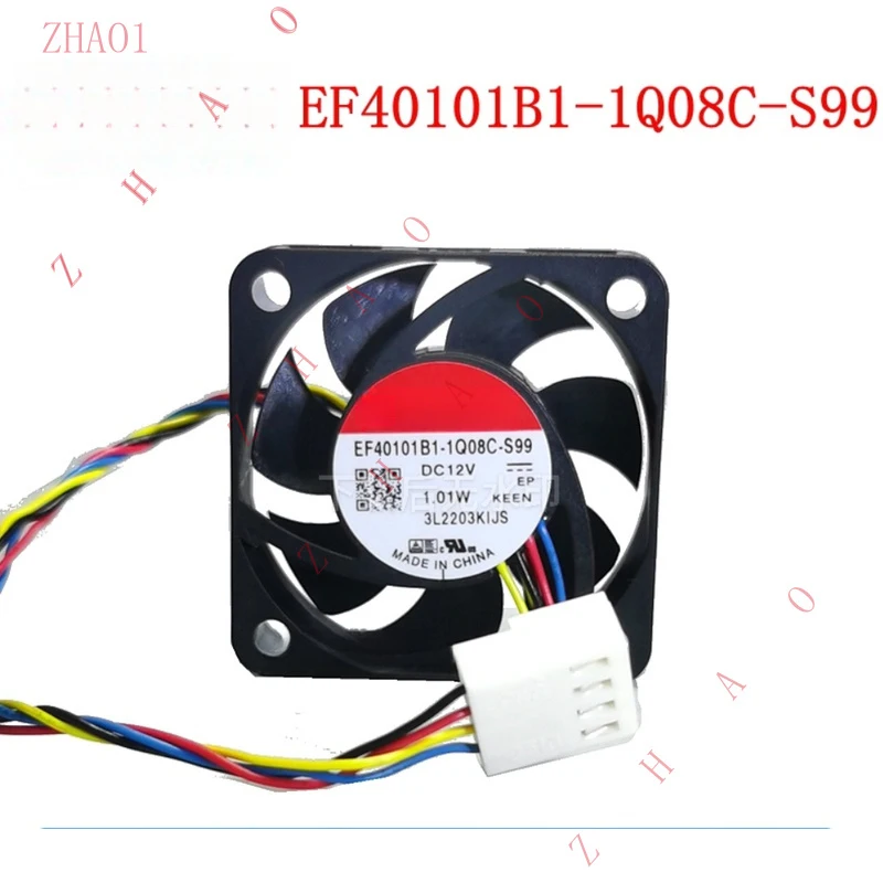 Фото Вентилятор охлаждения SUNON EF40101B1-1Q08C-S99 DC12V 1.01W 4см 4010 4-проводной PWM №1