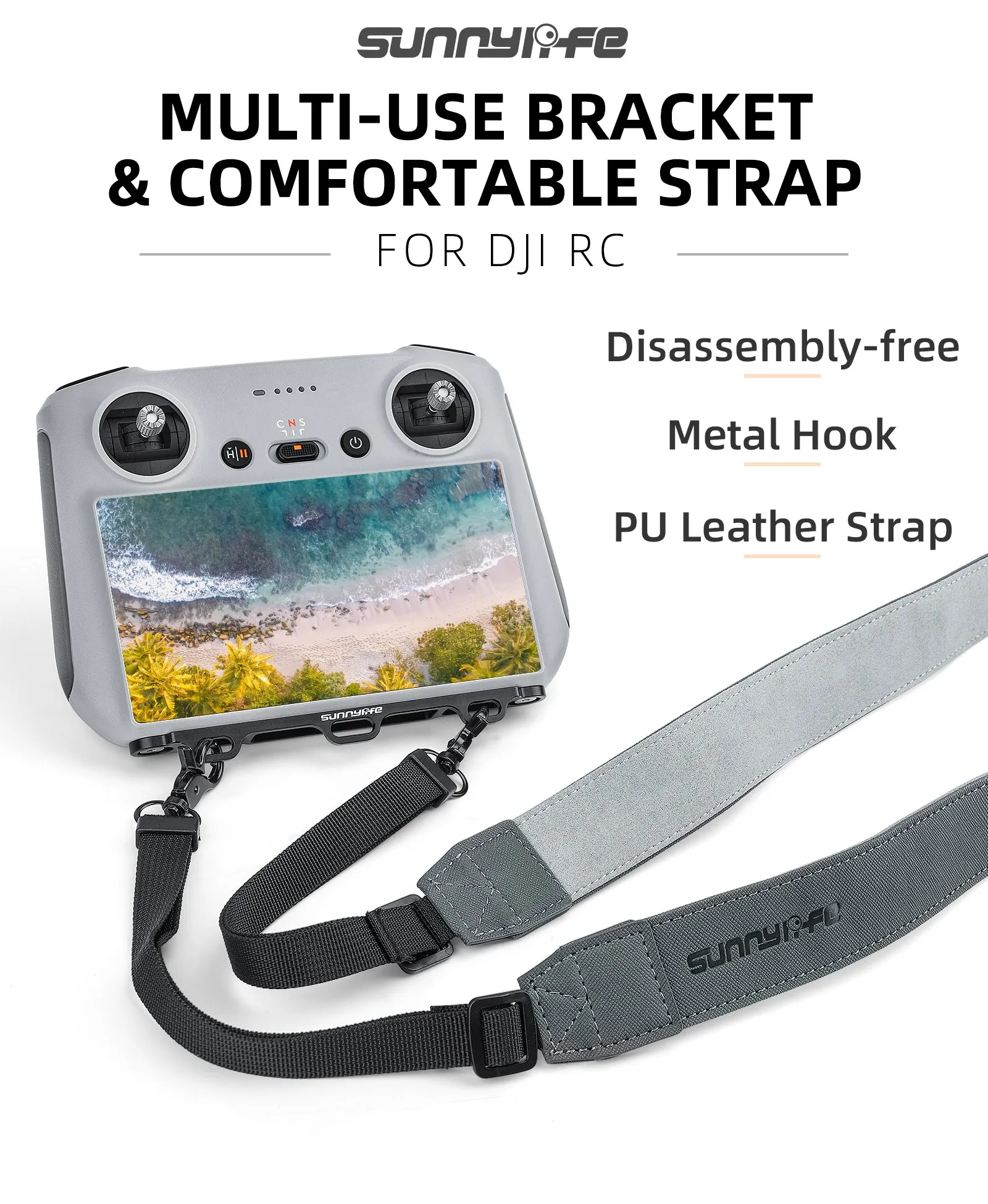 Мини 3 Pro кожаная подвесная пряжка с дистанционным управлением веревка DJI RC