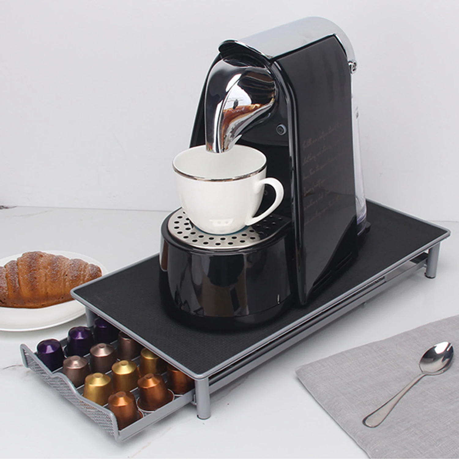 диспенсер для кофейных капсул dolce gusto. держатель для кофейного фильтра. подставка для кофейного. подставка для кофейных принадлежностей темпера. деревянная подставка под чашку.