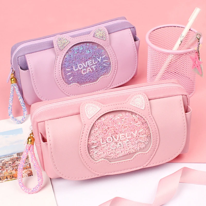 Originality Pencil Bag Pouch Girls Cute Large-Capacity Stationery Bag Kawaii Students Pencil Case Student Pouch school Supplies