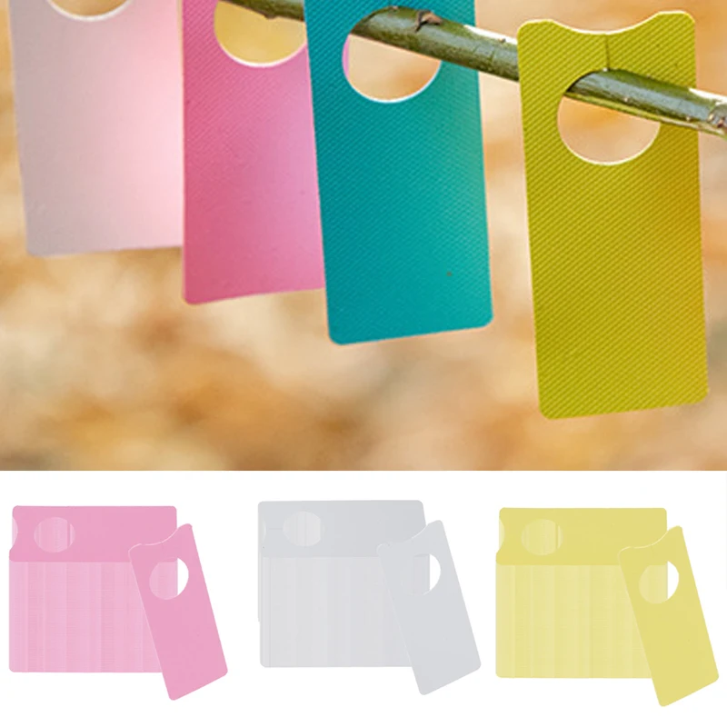 

Garden Waterproof Plant Labels Tag Plastic Seed Name Card Marker Sign Board Multifunctional Flower Seeding Hanging Tag