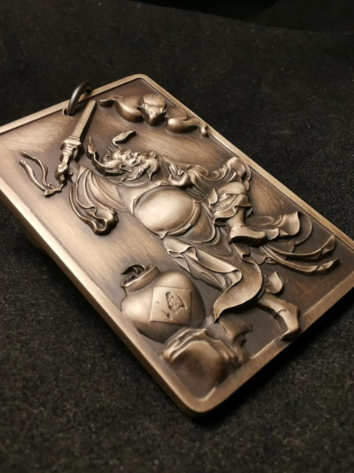 Sipei медный рельефный Taoist благоприятный фотоэлемент раньши подвесная тарелка Nafu