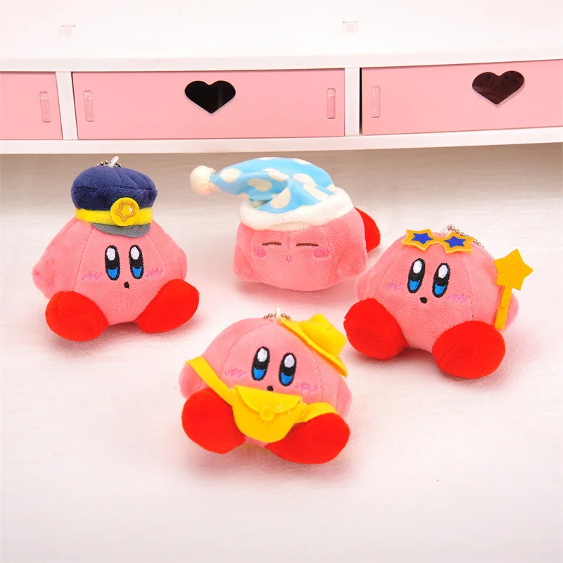 

Kirby Kawaii, новинка, милая мультяшная звезда, рюкзак, искусственная кукла, мягкие игрушки, кукла для девочек, праздничные подарки