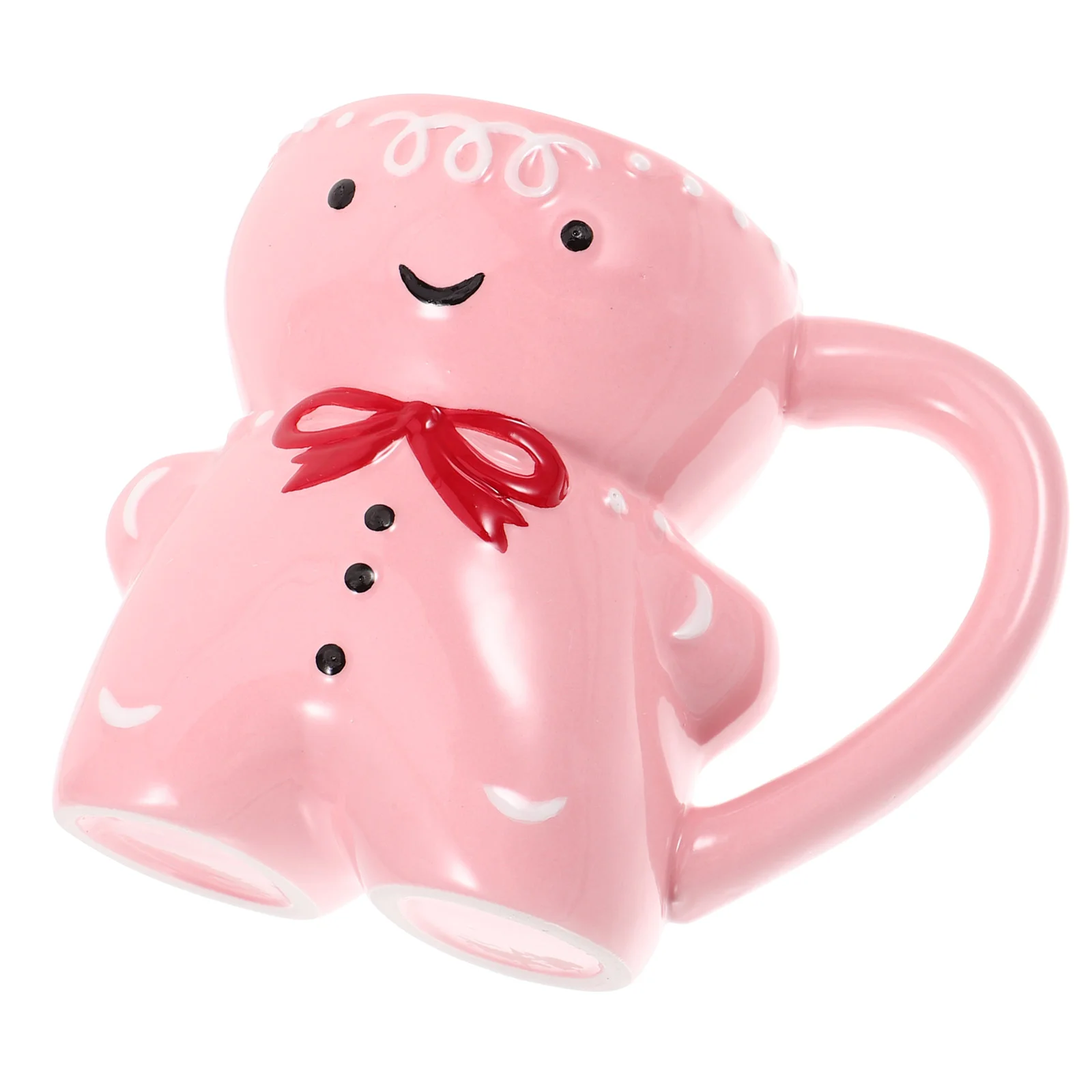 

Adorable Gingerbread Man Coffee Mug Decorative Christmas Coffee Mug Household Milk Cup