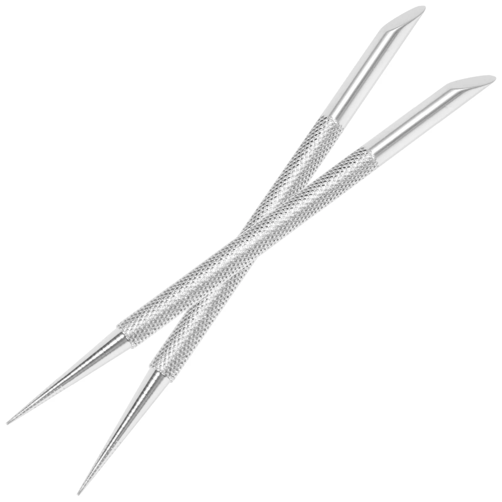 

2 Pcs Stainless Steel Cuticle Remover Nail Pusher Tool Nail Tools Nail Set Tool Nail Peeling Manicure Nail Cuticle Pusher