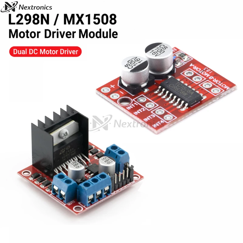 Фото 1/3 шт. Модуль драйвера двигателя постоянного тока MX1508 TC1508 2В-10В 1.5А, двойной H-мост, контроллер скорости PWM, мини L298N для Arduino №1