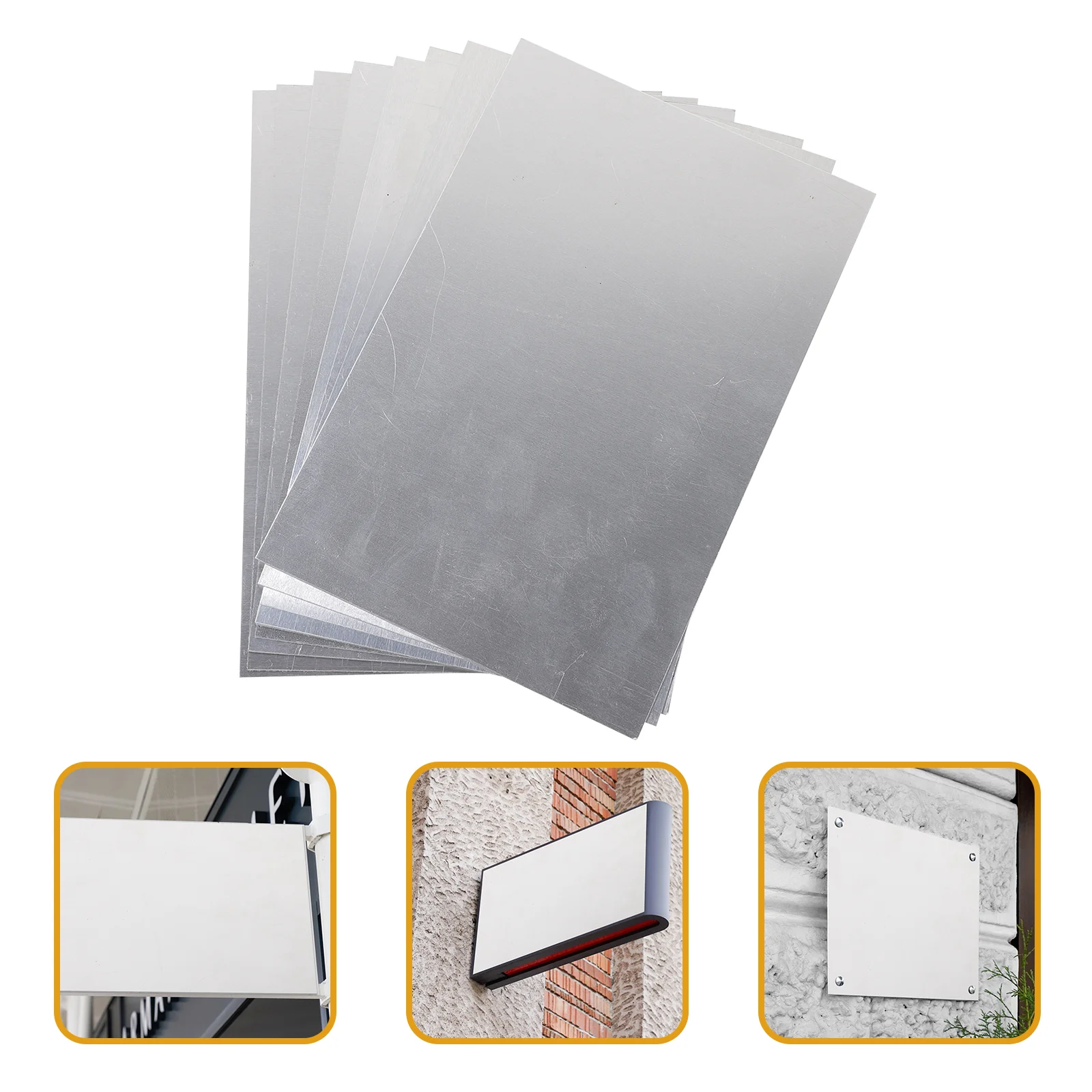 

10Pcs Sublimation Blank Sheet Aluminum Sublimation Photo Blank Metal Sublimation Photo Blank