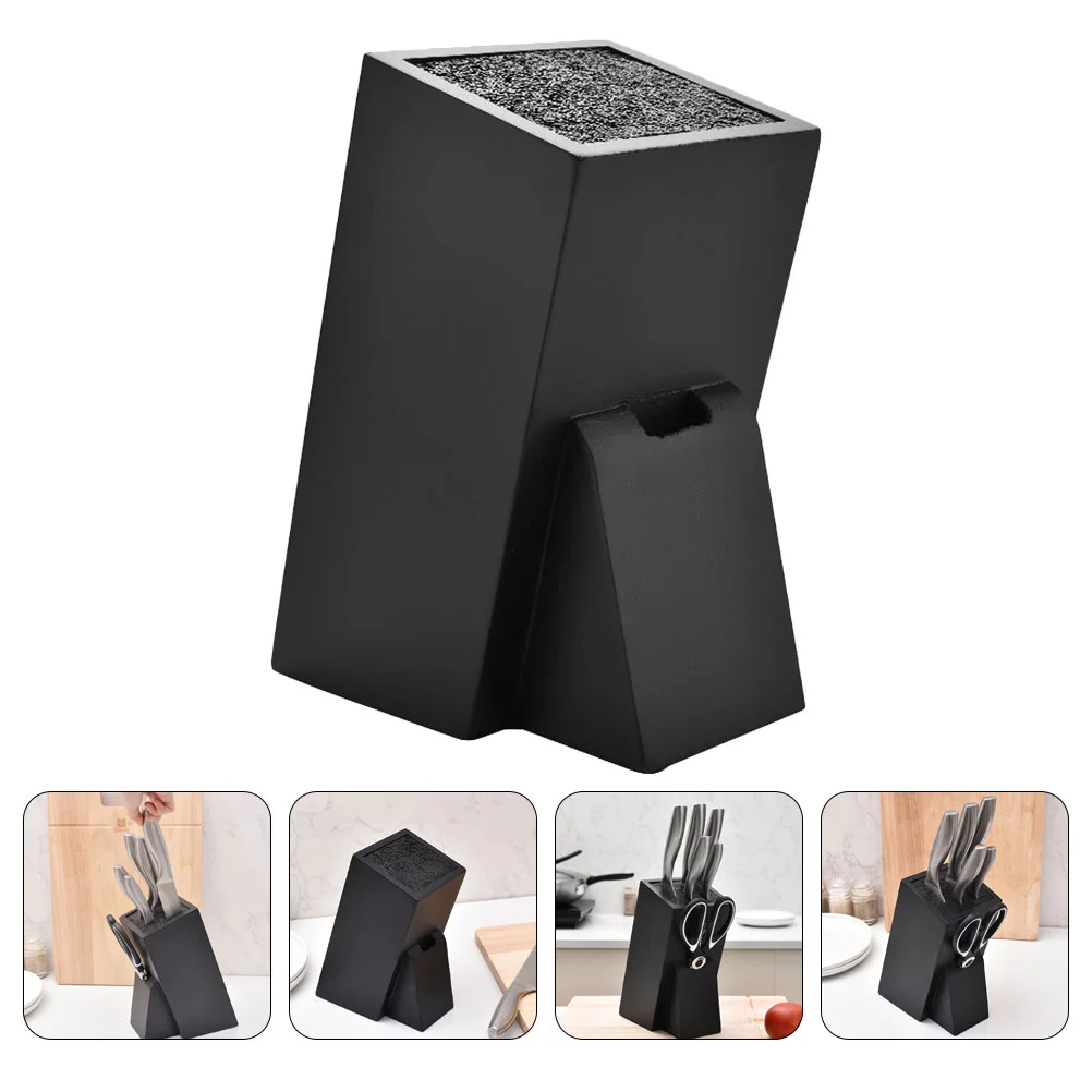 

Holder Rack Storagekitchenblock Cutlery Stand Bracket Tooldisplay Japanese Cutting Drawer Drain Organizer Scissors Ablesteak