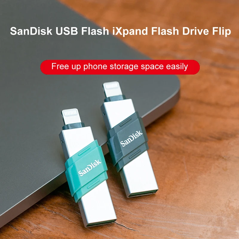 SanDisk Dual Pen Drive OTG Lightning Разъем USB3.0 Флэш-накопитель 256 ГБ 128 64 для iPhone/iPad/iPod