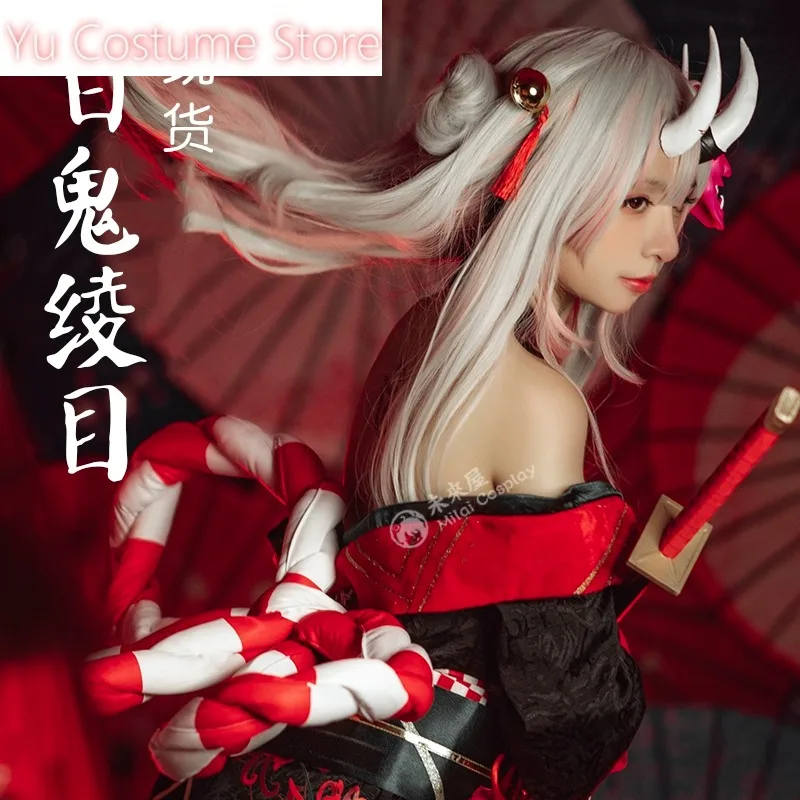 Виртуальный идол Накири Аяме Vtuber собака Зефир черно-красное платье косплей