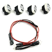 4pcsset led light cover spotlight roof lampshade for 124 axial scx24 axi00001 rc car upgrade parts