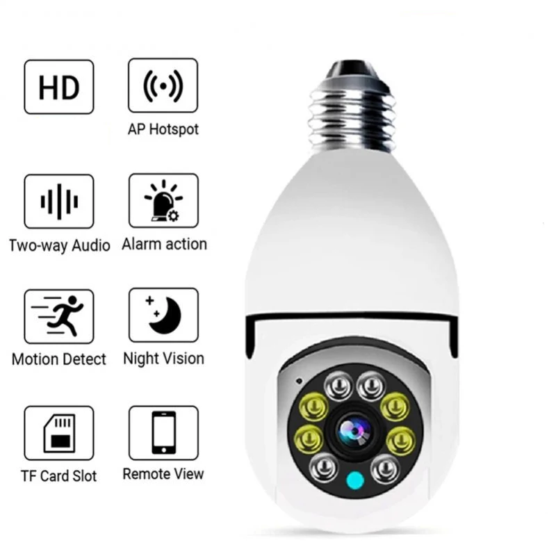 

IMPORX Ycc365 Plus Panoramic 360° E27 LED Bulb Full HD 1080P Wireless Home Security WiFi CCTV IP Camera Two Way Audio