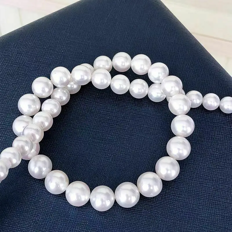 

gorgeous 12-13mm south sea round gold pink pearl necklace 18inch