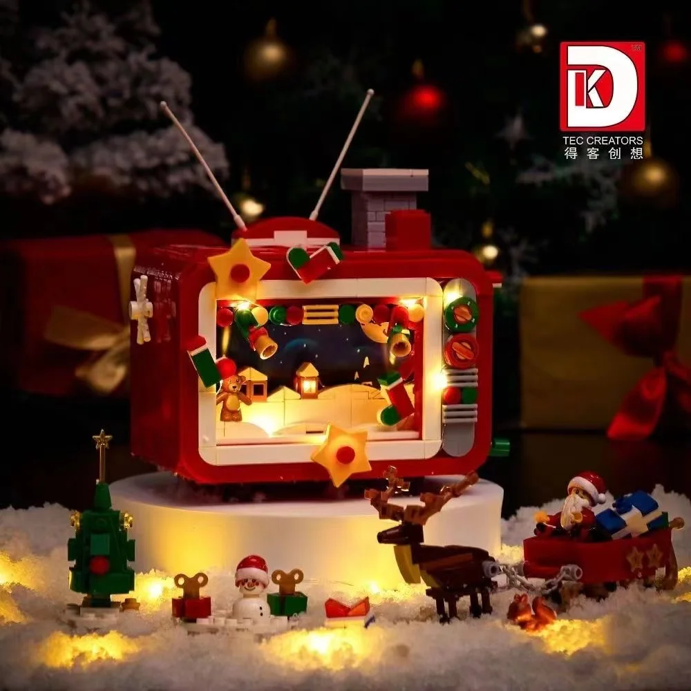 Рождественская Тематика DK711 ТВ-блоки Игрушка С Функцией Освещения