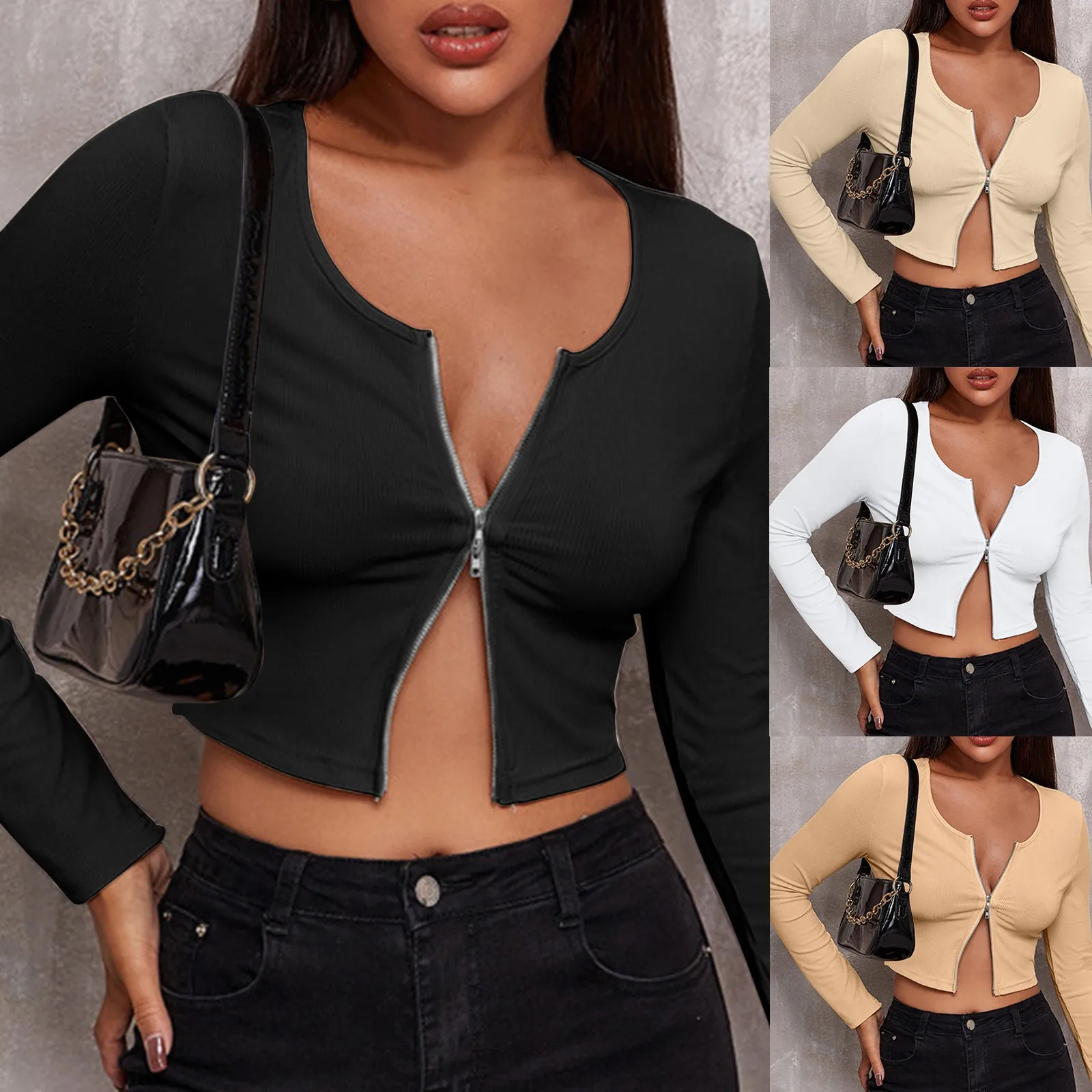 

Весна и лето европейский и американский Пограничный Топ женский Ретро облегающий женский винтажный реглан с длинным рукавом женское нижне...