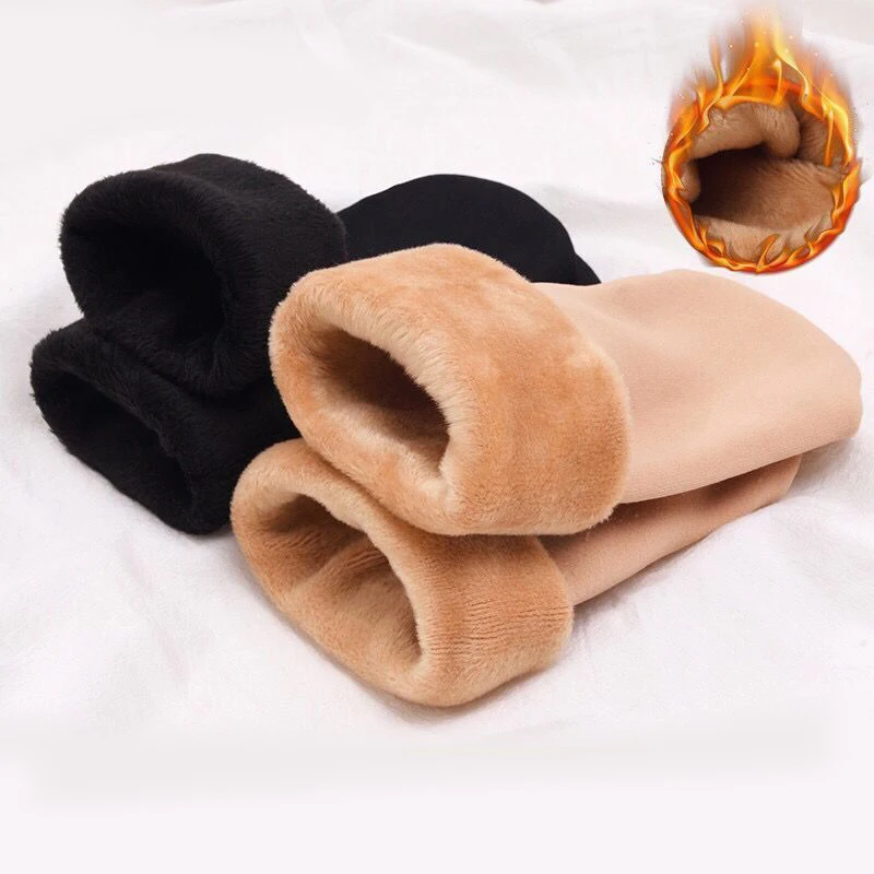 

Men Women Socks Winter Warm Snow Socks Thickened Socks Add Velvet Solid Ankle Bare Leg Happy Fun Harajuku Kawai Sox