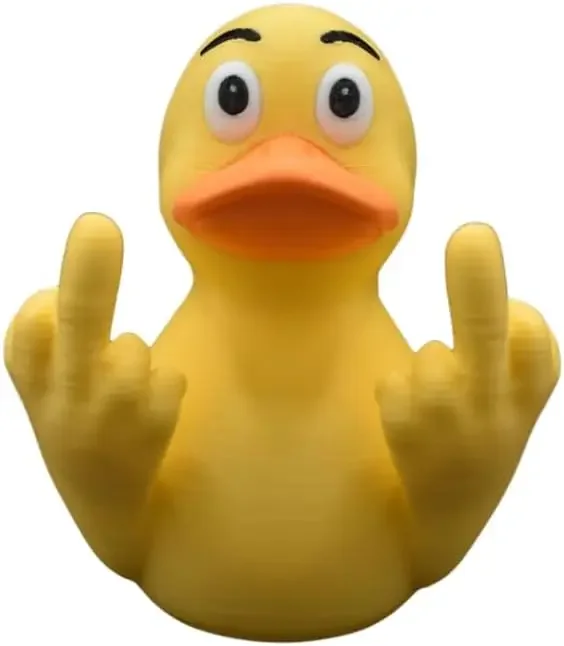 Средний палец утки резиновые Трамп бидем с джипом автомобиль грузовик приборная