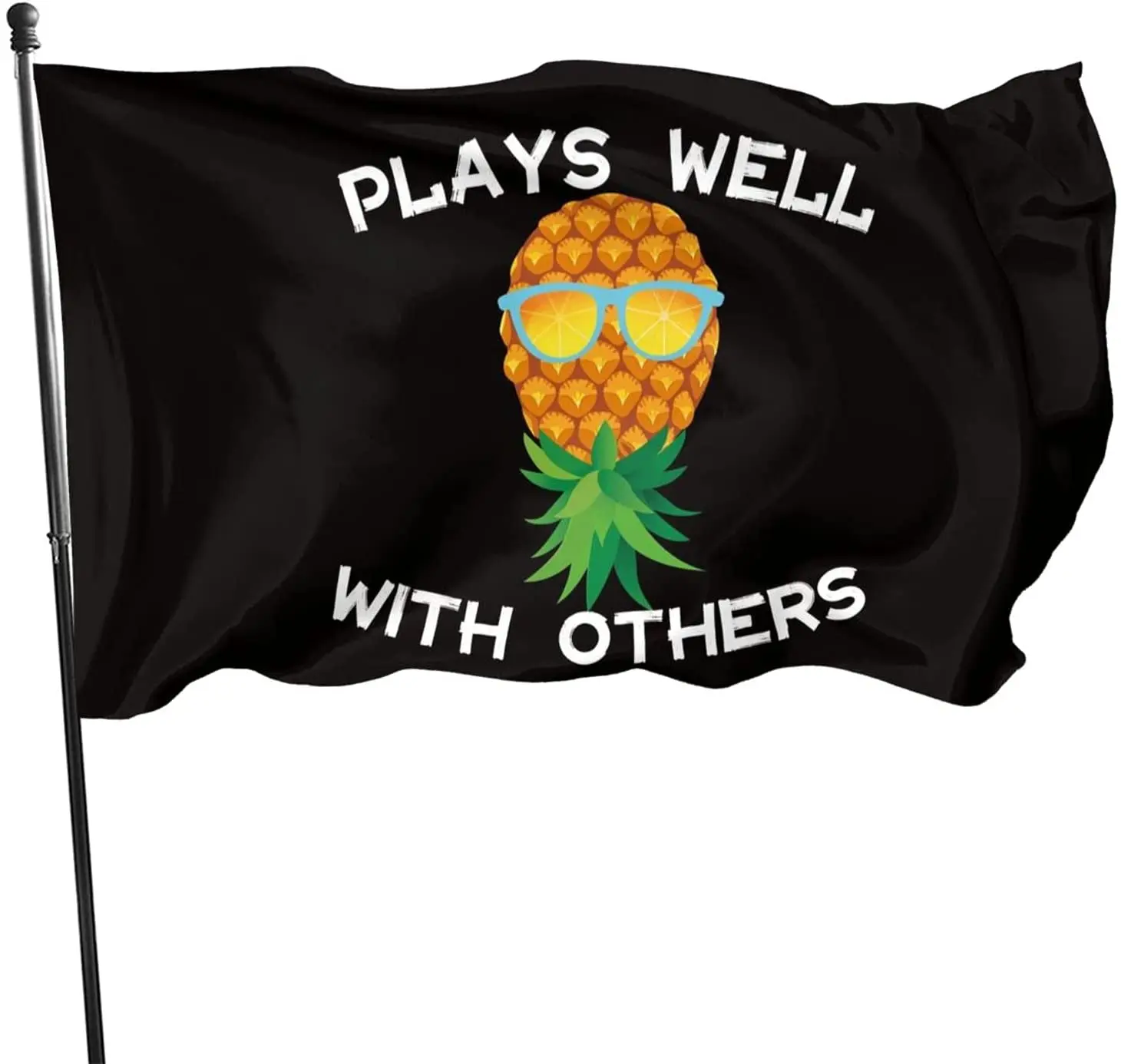 

Перевернутый баннер с ананасами для сада, прочный флаг для двора, патио, крыльца, дома, улицы и дома, Декор (ананас)