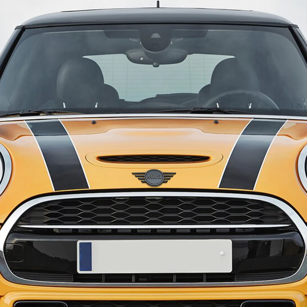 Мини-наклейка с эмблемой 1445 мм мини-наклейка на капот для MINI F55 F56 F57 JCW COUNTRYMAN CLUBMAN